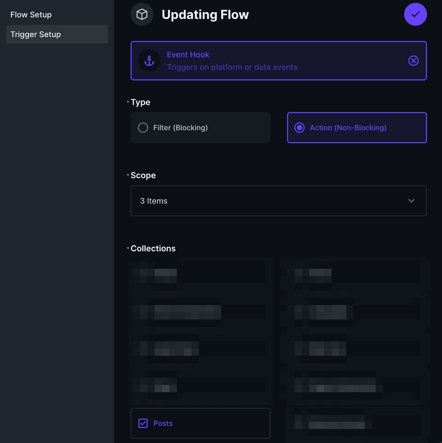 Directus setup step 3